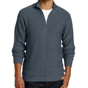 Columbia Roc II Pullover Sweater 1/2 Zip Cotton Heathered Knit Mens XXL
